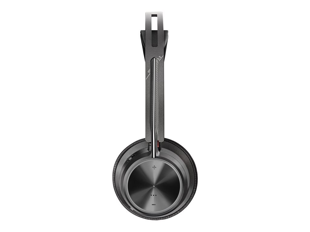 Poly Voyager Focus 2 - Headset - on-ear - Bluetooth - wireless - active noise canceling - USB-C via Bluetooth adapter - black 9T9J3AA#AC3