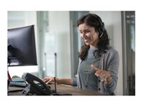 Poly Voyager Focus B825-M Headset - Stereo - Wireless - Bluetooth - 98 ft - On-ear -