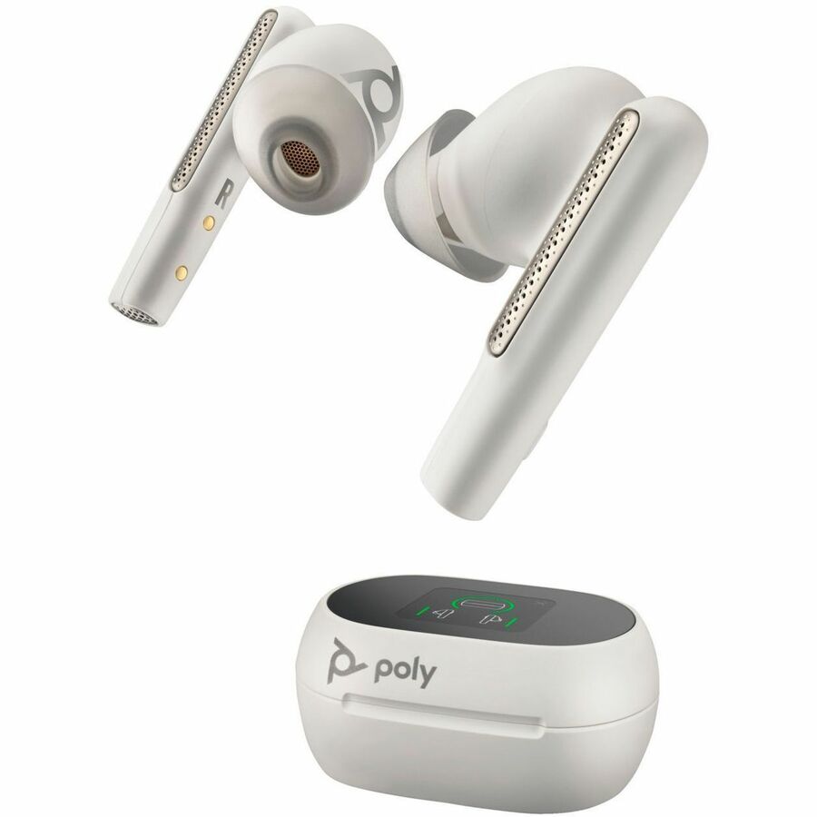 Poly Voyager Free 60+ UC Earset - Stereo, Mono - True Wireless - Bluetooth - 9.8 ft - 20