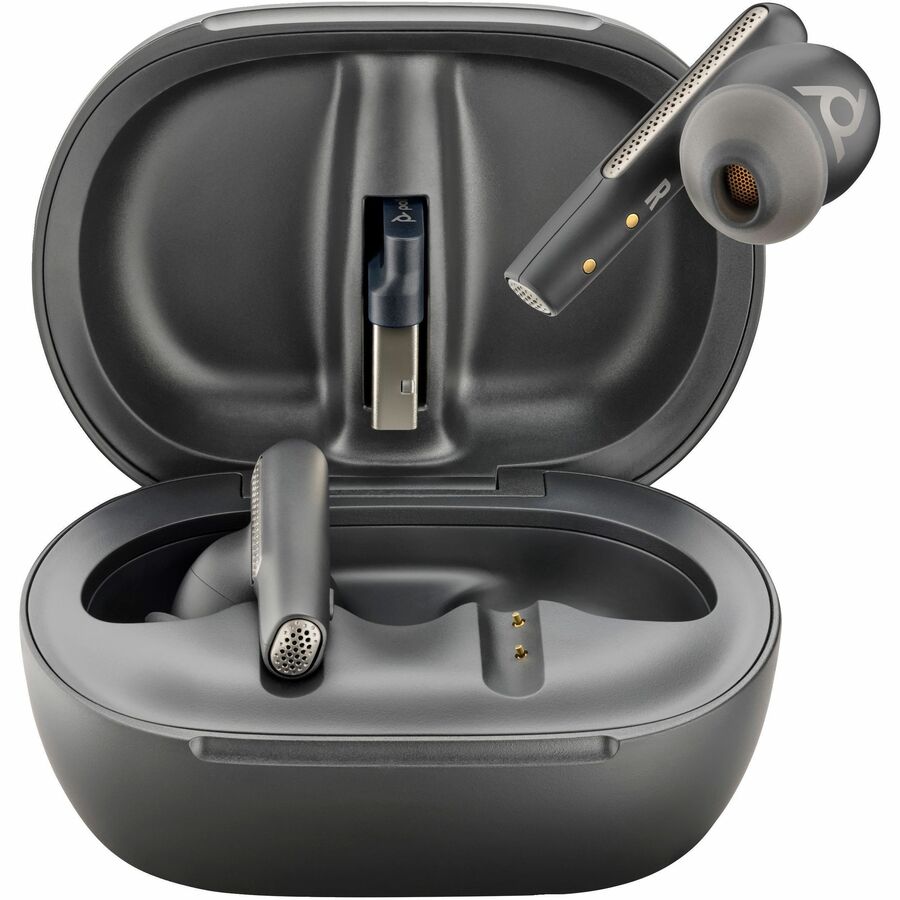 Poly Voyager Free 60+ UC Earset - Stereo - True Wireless - Bluetooth - 98.4 ft - 20 Hz -