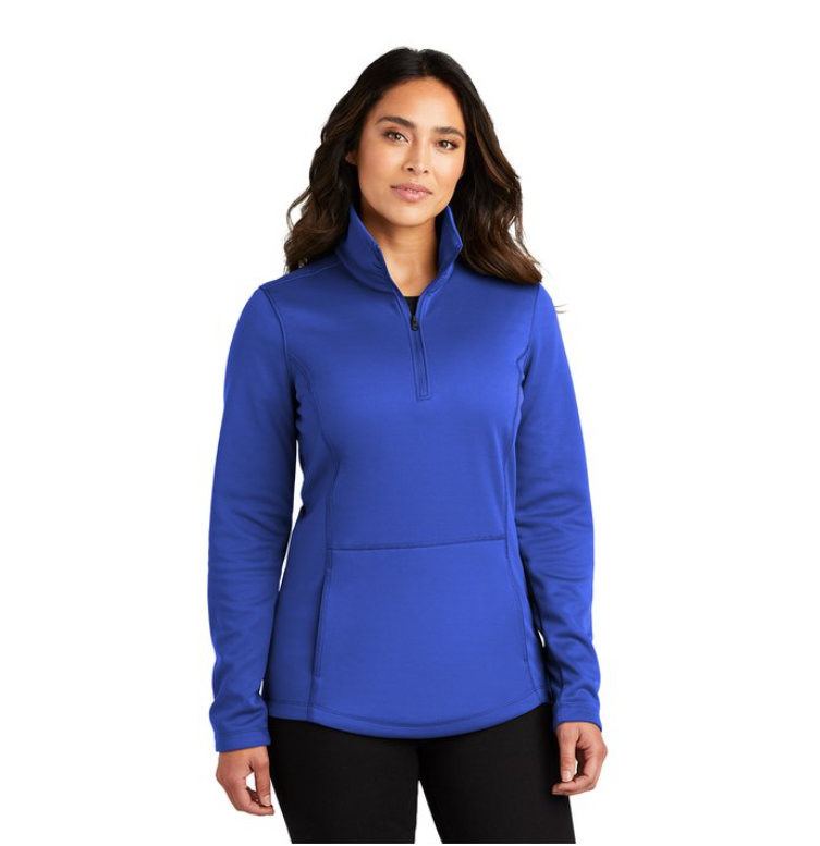 Port Authority® Women’s Smooth Fleece Quarter-Zip Sweatshirt – Sleek Style Meets Cozy Warmth