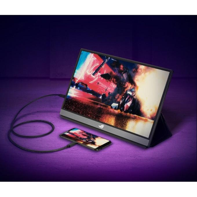 Portable Gaming Monitor 240Hz - ASUS ROG Strix 17.3" USB-C Display | Tecisoft XG17AHPE