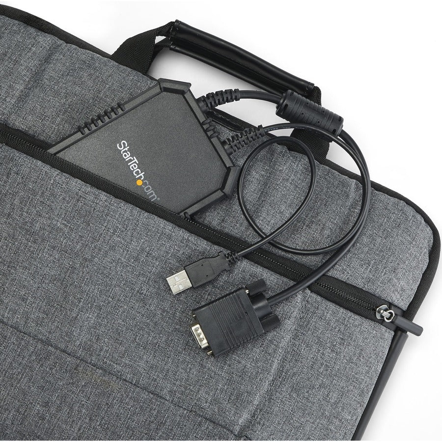 Portable KVM Console Laptop Server Rugged Housing BIOS Control TAA Compliant | StarTech NOTECONS02X