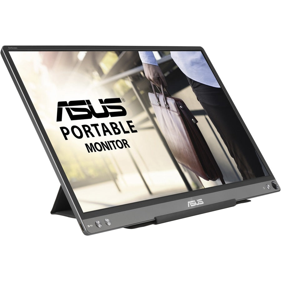 Portable Monitor - 15.6 Inch USB-C Full HD IPS External Display for Laptop | Tecisoft MB16ACE