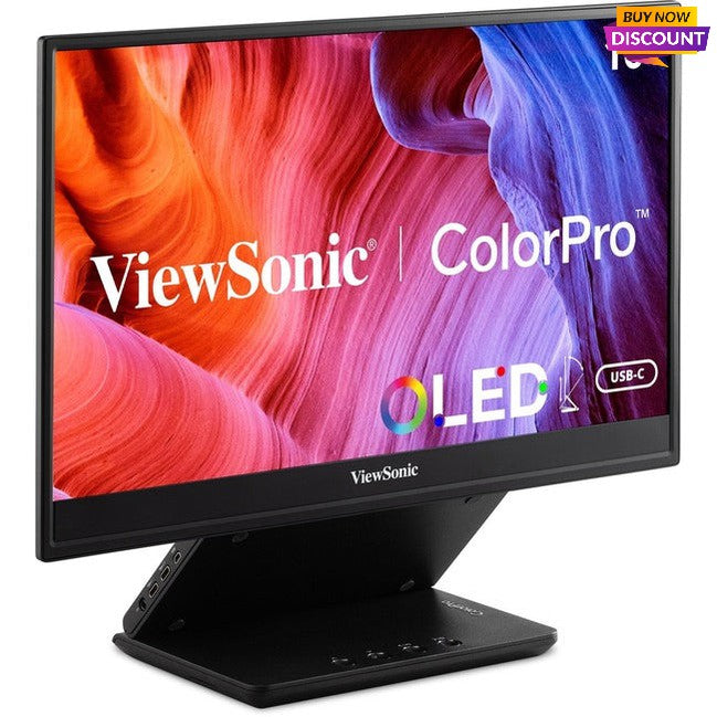 Portable Monitor OLED Display - ViewSonic VP16-OLED 16-Inch Mobile Screen | TecISoft