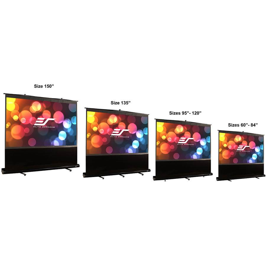 Portable Projection Screen - 150 Inch 4K 8K Manual Pull-Up | Elite Screens F150NWH