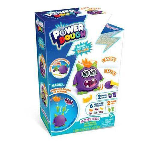 Power Dough Small Monsters Kit – Interactive Moving Dough for Kids 3+