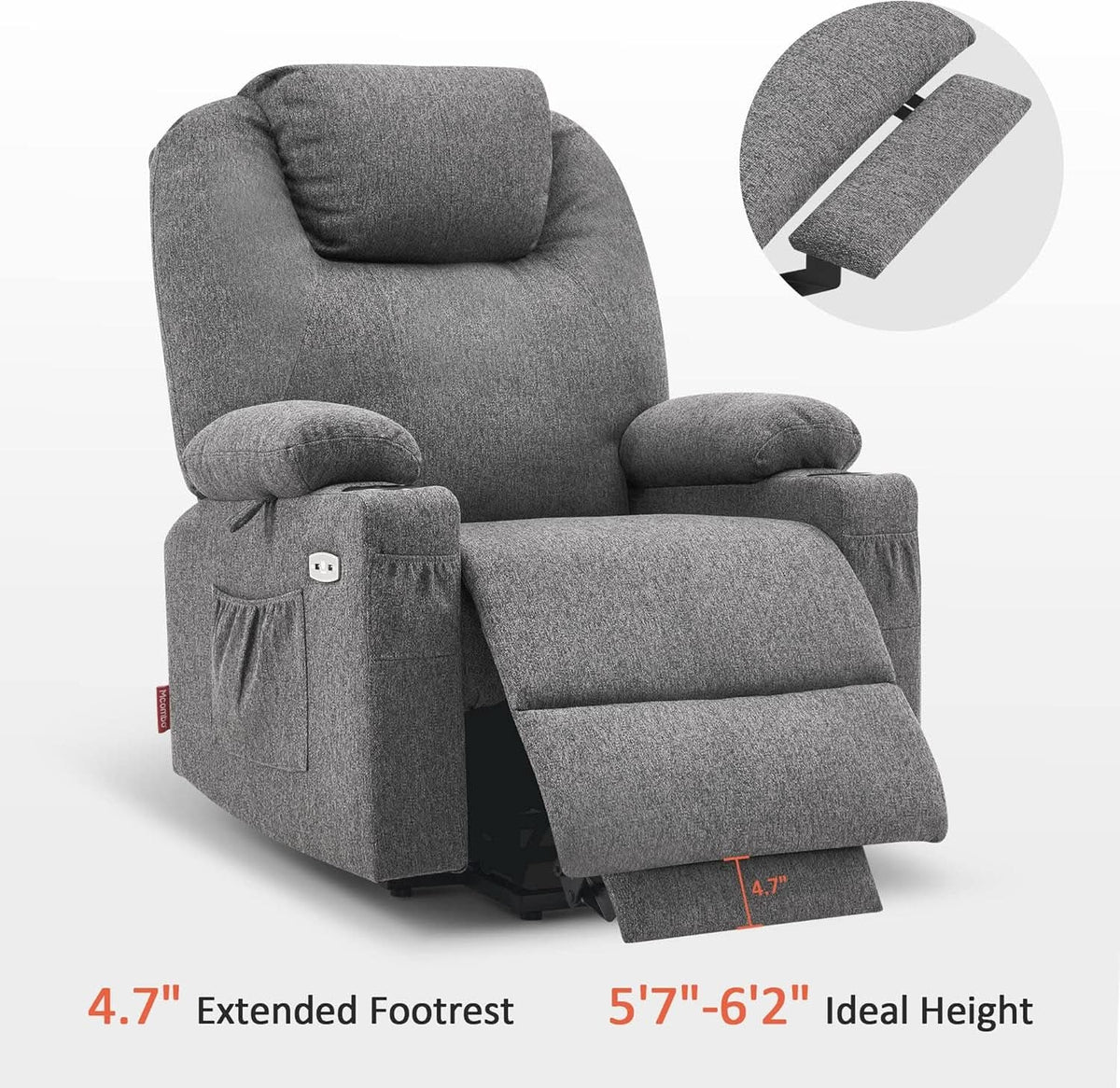 Power Lift Recliner Chair Large Size Massage For Living Room