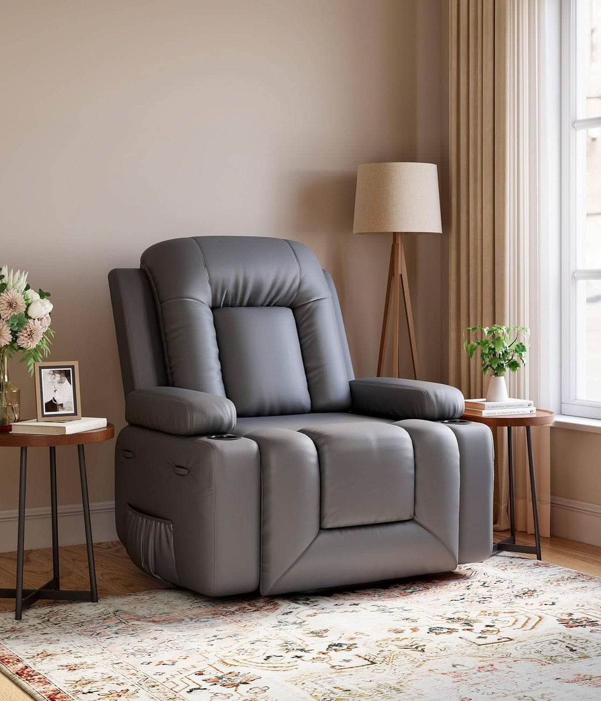 Power Lift Recliner Chair With Heat And Massage For Seniors