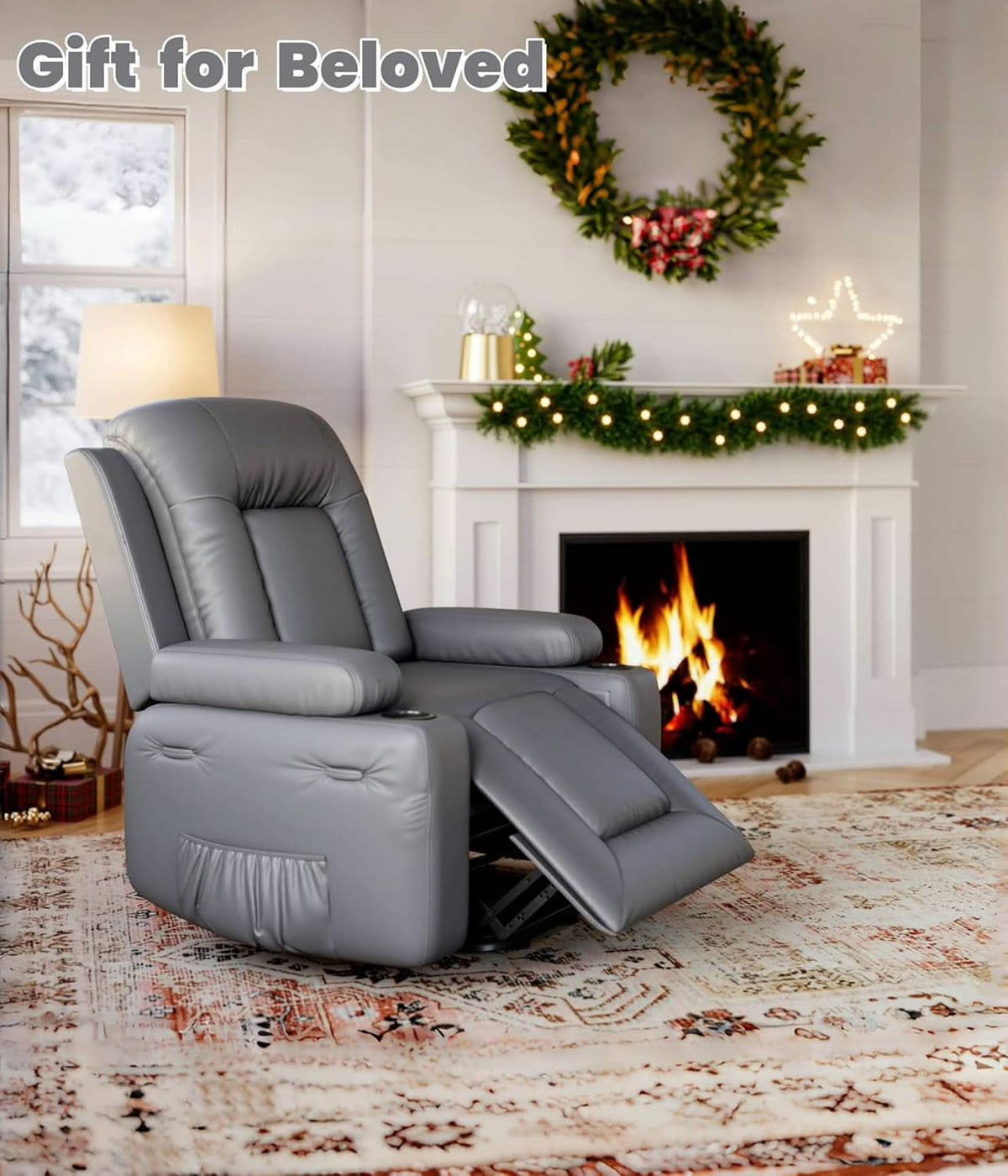 Power Lift Recliner Chair With Heat And Massage For Seniors