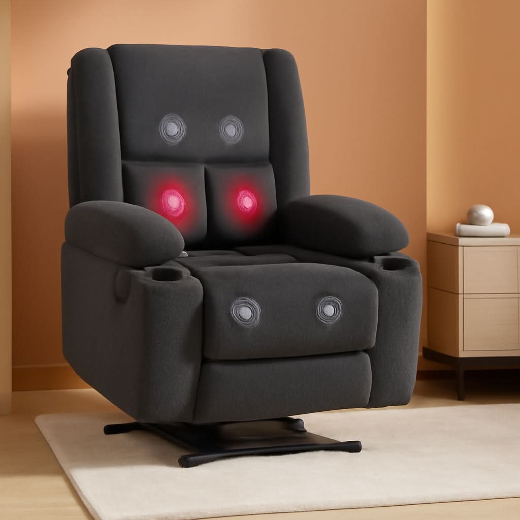 Power Lift Recliner Chair With Massage And Heat USB Ports