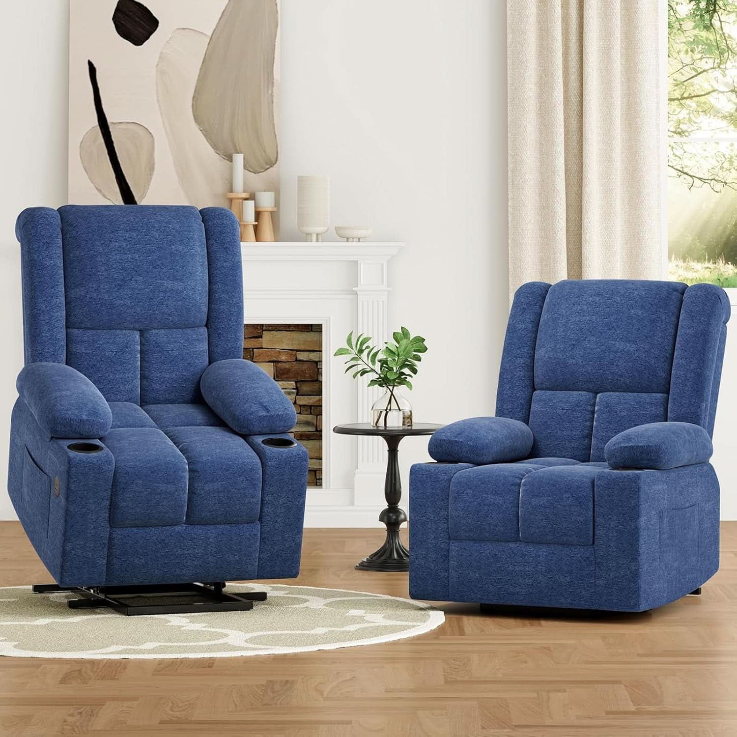 Power Lift Recliner Chair With Massage And USB Ports