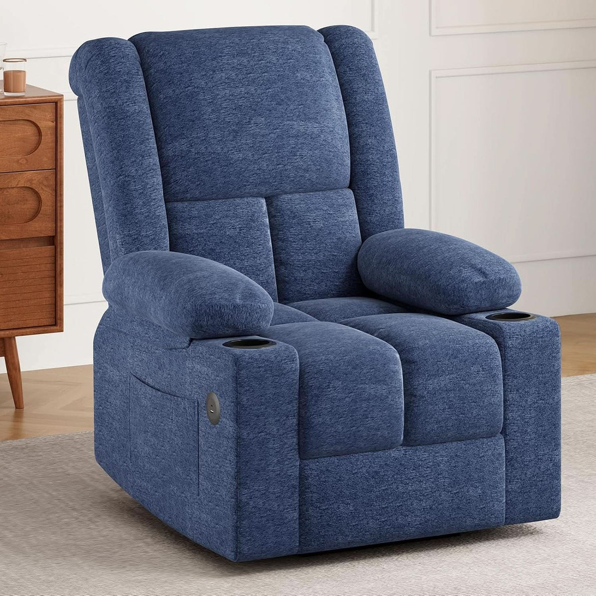 Power Lift Recliner Chair With Massage And USB Ports