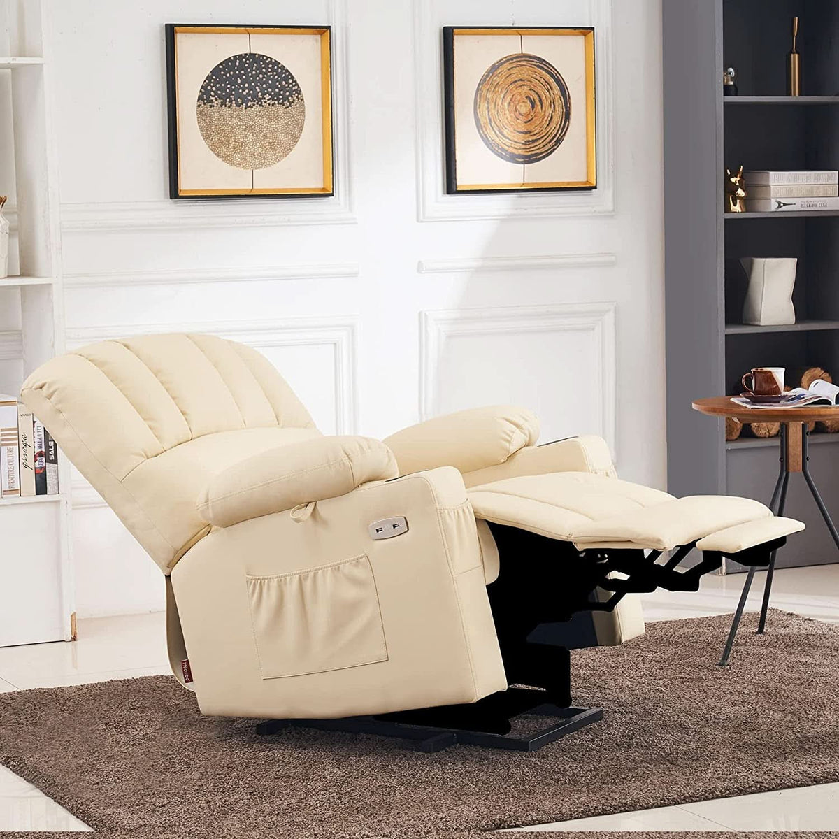 Power Lift Recliner Chair With Massage For Living Room