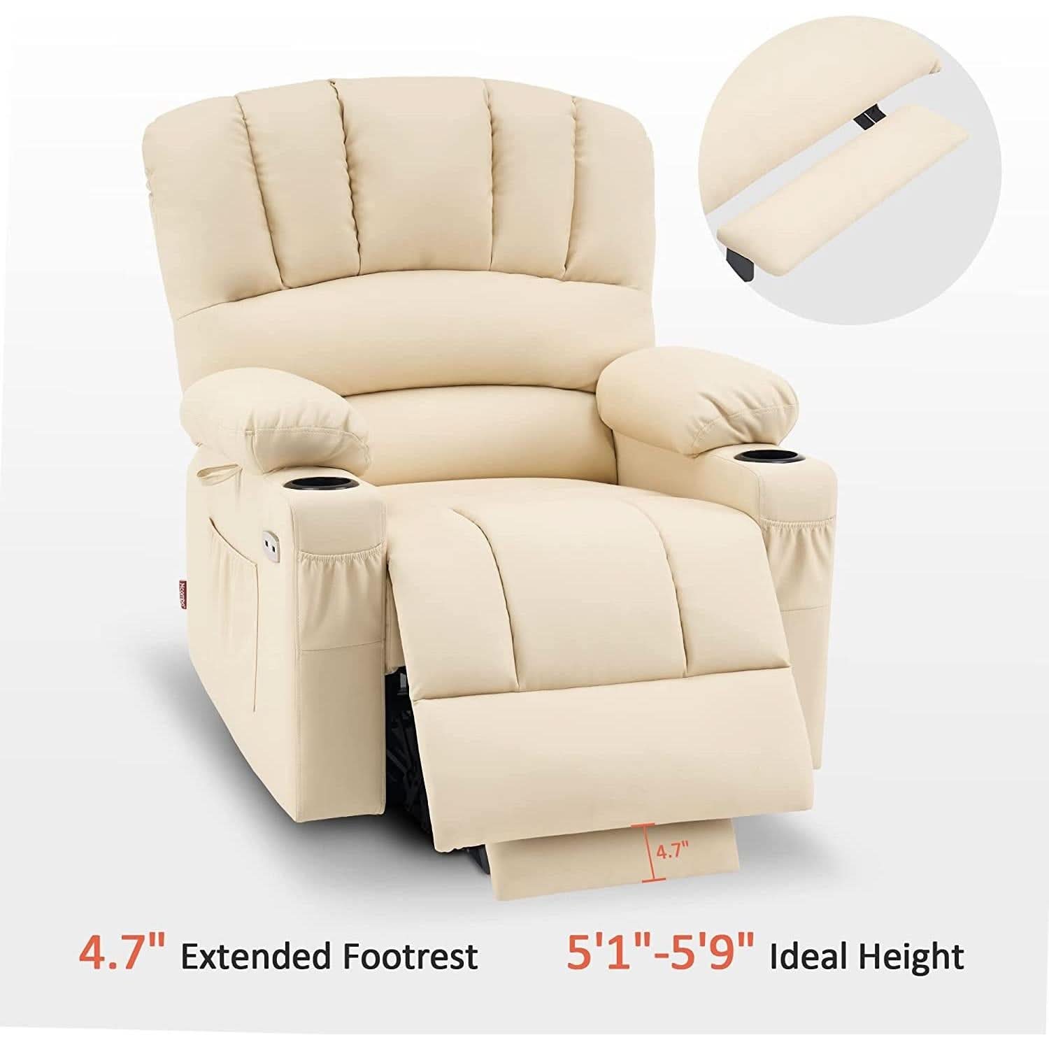 Power Lift Recliner Chair With Massage For Living Room
