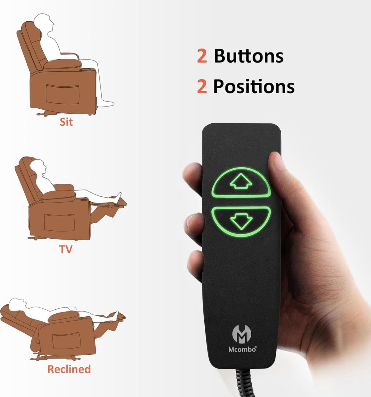 Power Recliner Chair With Heat And Vibration Saddle