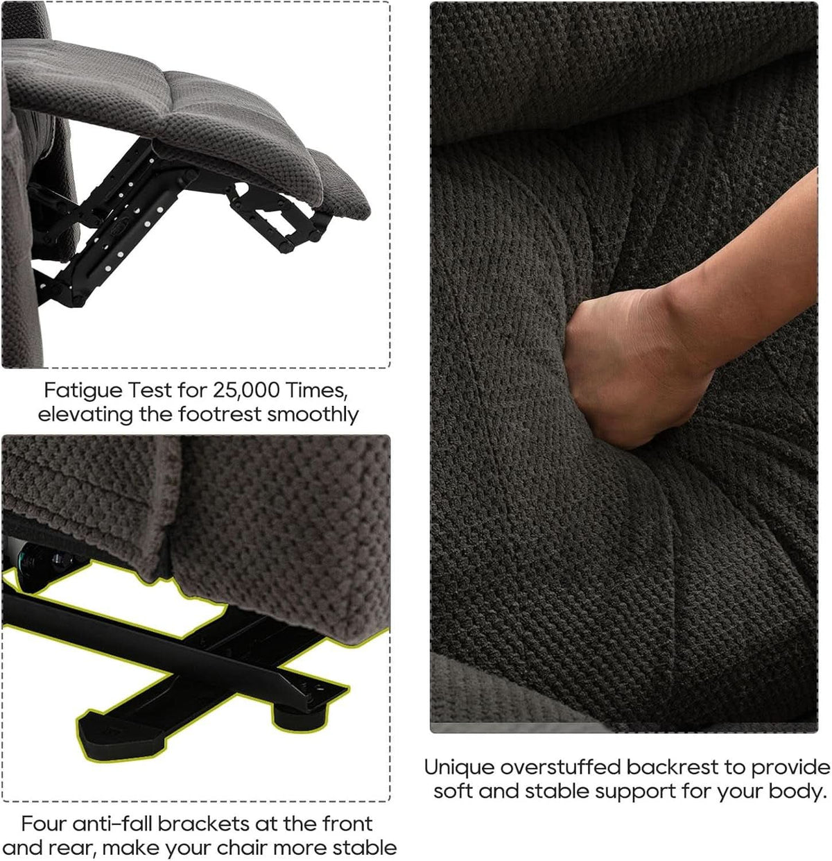 Power Reclining Sofa Set With Massage And USB Ports