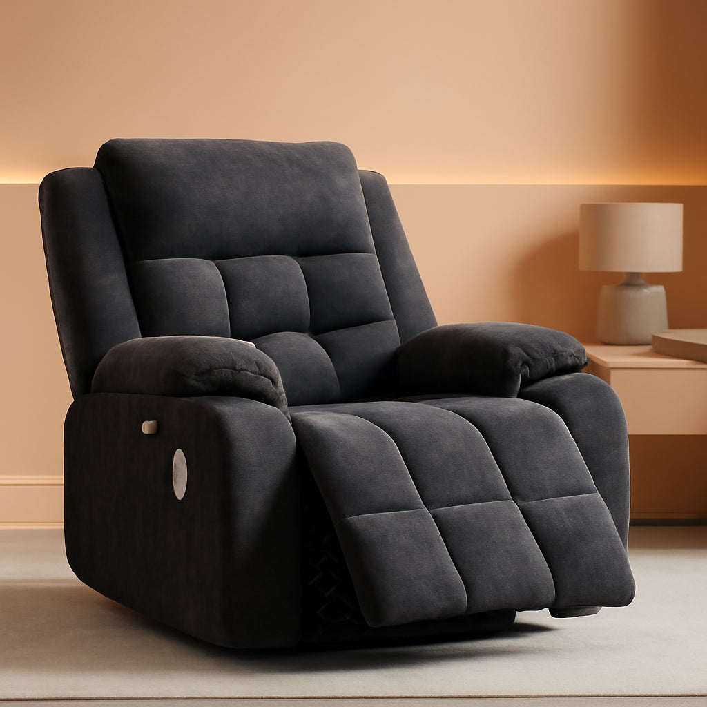 Power Rocking Recliner With Massage And USB Charging