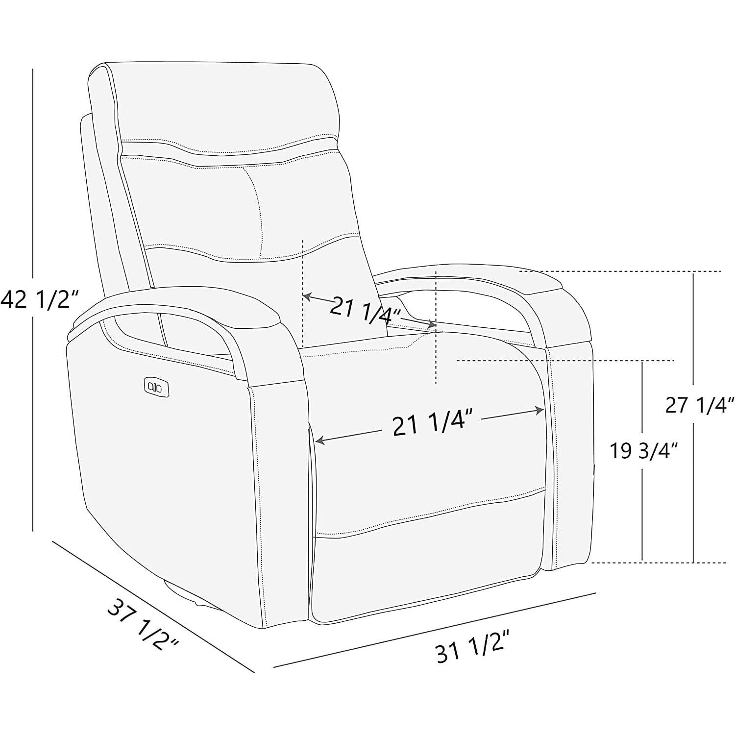 Power Swivel Glider Recliner Chair For Living Room