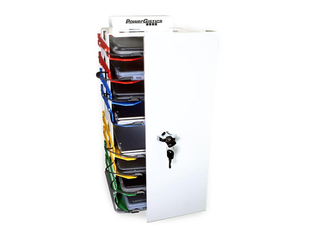 PowerGistics TableTower8 USB Locking - Charging station - AC 100-250 V - 45 Watt - output connectors: 10 1D0821UCL1