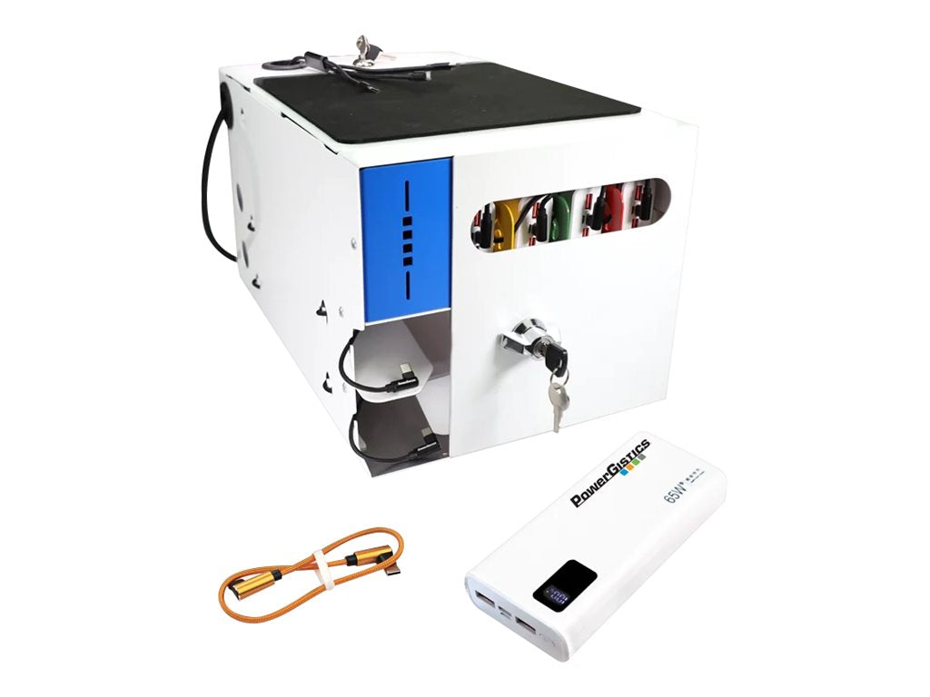 PowerGistics Time Machine - Shelving system - charging - lockable - high quality aluminum 1T09070