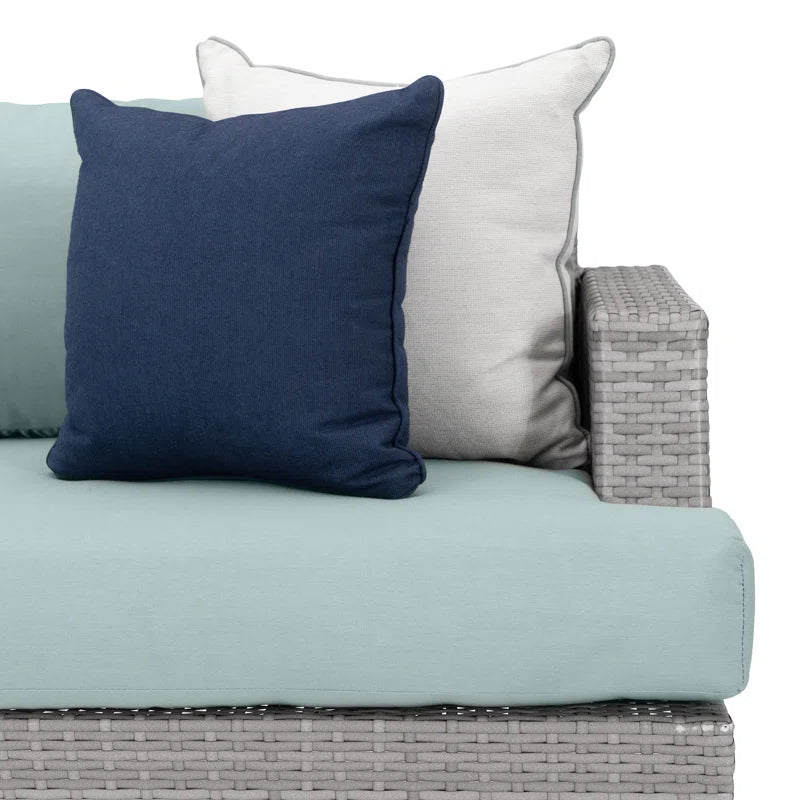 Premium All Weather Wicker 7 Piece Patio Set With Sunbrella Cushions