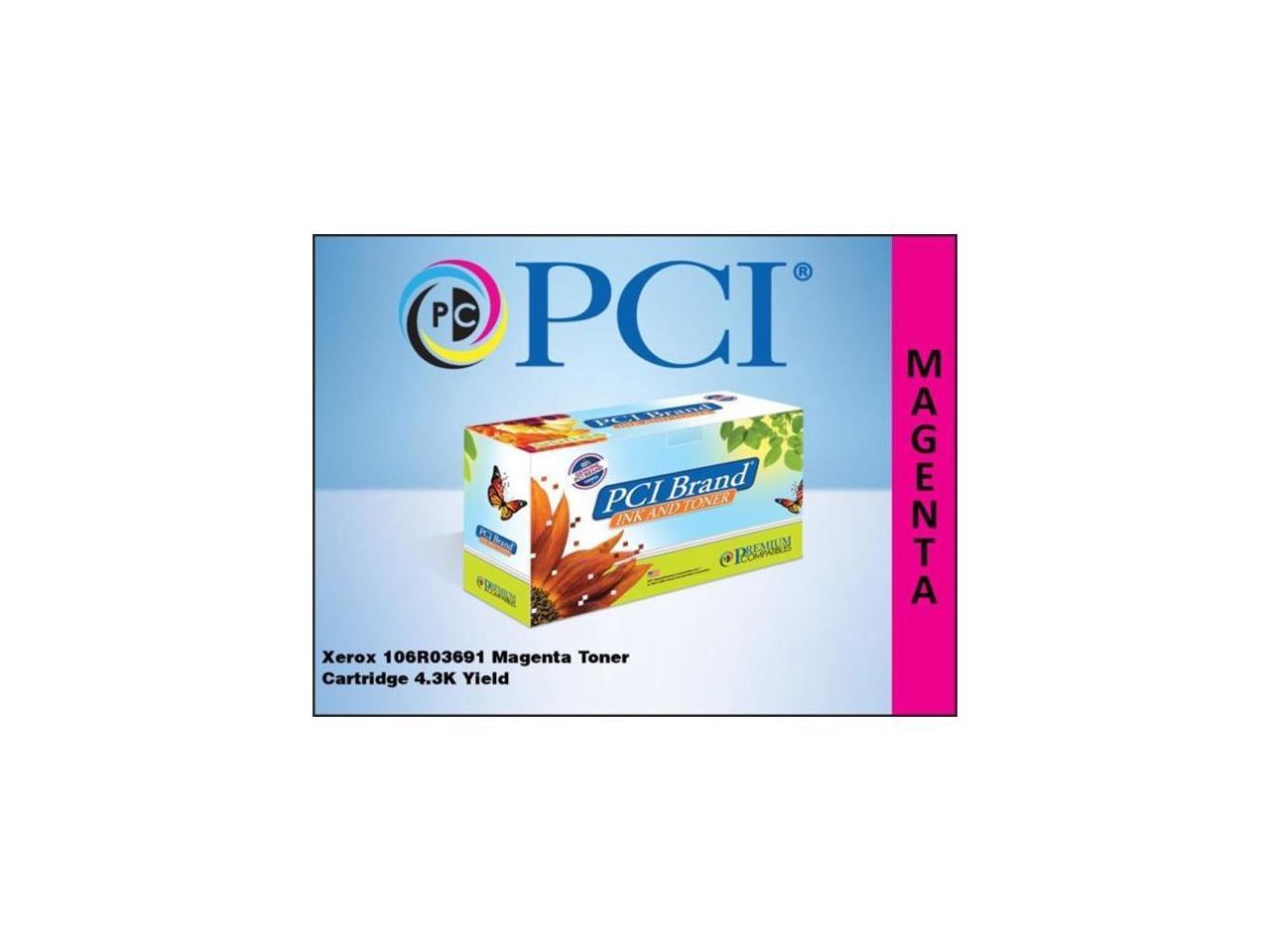 Premium Compatibles 106R03691-PCI Laser Toner Cartridge - Alternative for Xerox 106R03691, 106R3691 - Magenta - 1 / Pack