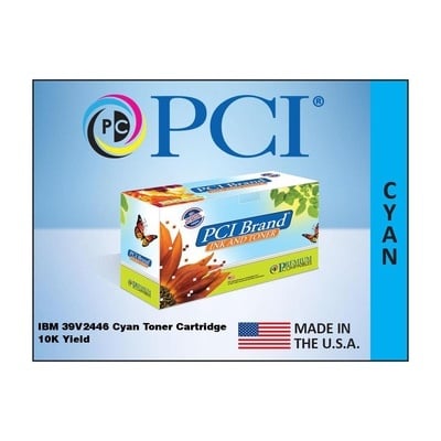 Premium Compatibles 39V2446-PCI Laser Toner Cartridge - Alternative for IBM 39V2446 - Cyan - 1 / Pack