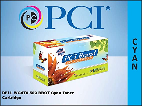 Premium Compatibles 593-BBOT-PCI Laser Toner Cartridge - Alternative for Dell WG4T0, 593-BBOT, RX3MD, 0WG4T0, 593BBOT, 0RX3MD, 593-BBOT, WG4T0 - Cyan - 1 / Pack