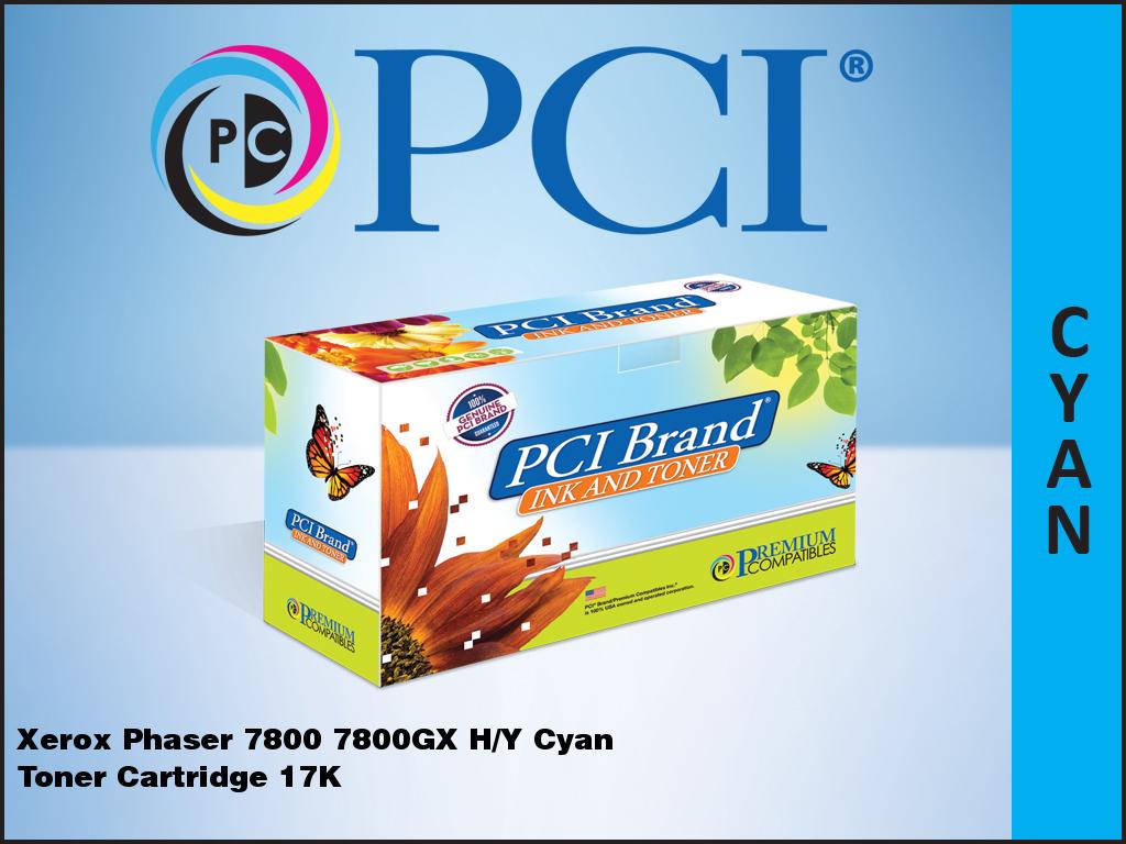 Premium Compatibles High Yield Laser Toner Cartridge - Alternative for Xerox 106R01563 - Cyan - 1 / Each 106R01563-PCI