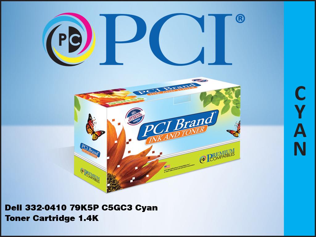 Premium Compatibles Laser Toner Cartridge - Alternative for Dell 332-0410 - Cyan - 1 / Each 332-0410-PCI