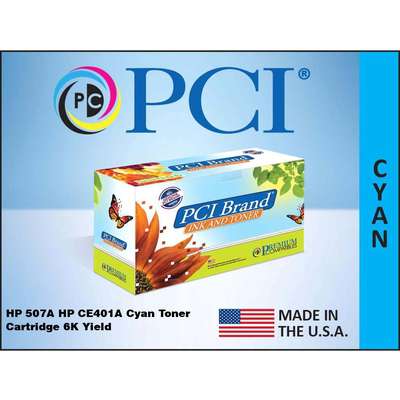Premium Compatibles Laser Toner Cartridge - Alternative for HP CE401A - Cyan - 1 / Each CE401A-PCI