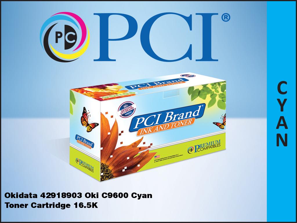 Premium Compatibles Laser Toner Cartridge - Alternative for Okidata 42918903 - Cyan - 1 / Each 42918903-PCI