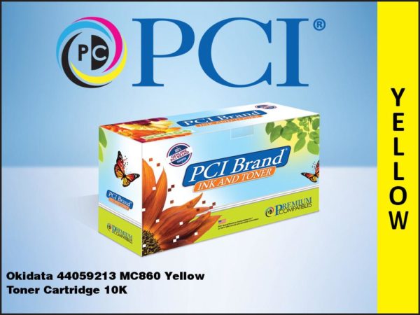 Premium Compatibles Laser Toner Cartridge - Alternative for Okidata 44059213 - Yellow - 1 / Each 44059213-PCI