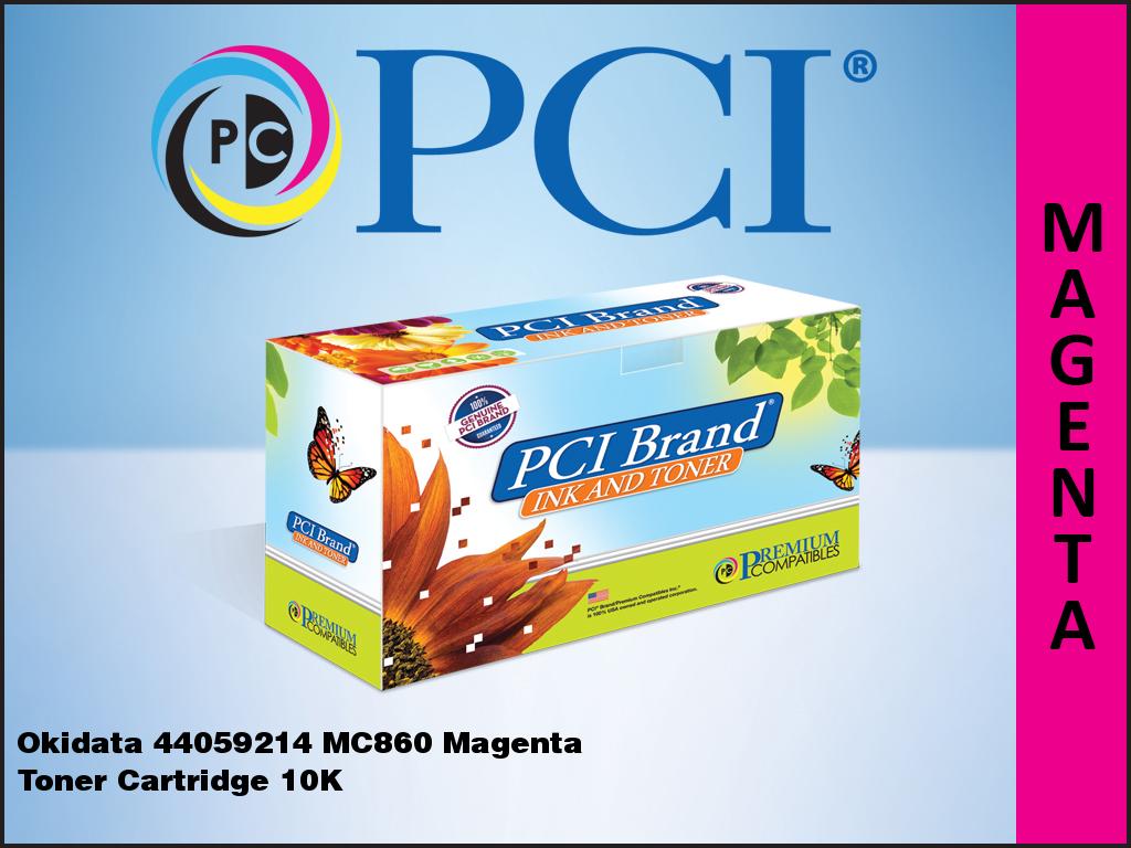 Premium Compatibles Laser Toner Cartridge - Alternative for Okidata 44059214 - Magenta - 1 / Each 44059214-PCI
