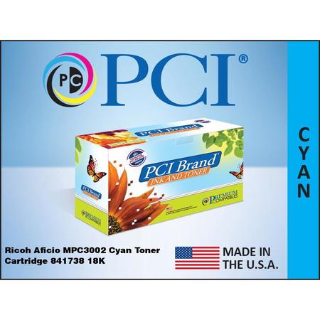 Premium Compatibles Laser Toner Cartridge - Alternative for Ricoh 841738 - Cyan - 1 / Each 841738-PCI