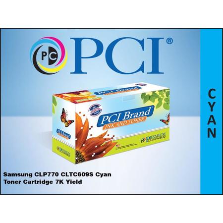 Premium Compatibles Laser Toner Cartridge - Alternative for Samsung CLT-C609S - Cyan - 1 / Each CLTC609S-PCI