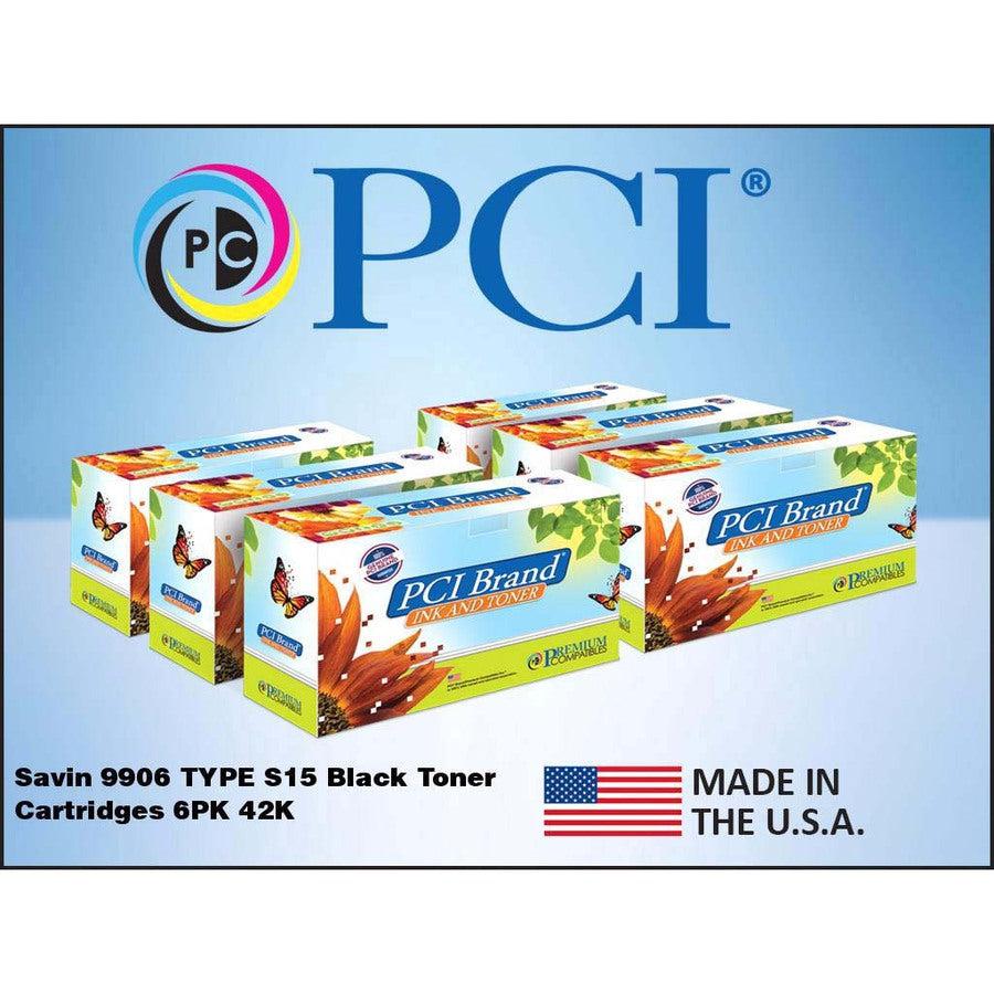Premium Compatibles Laser Toner Cartridge - Alternative for Savin 9906 - Black - 6 / Pack 9906PCI