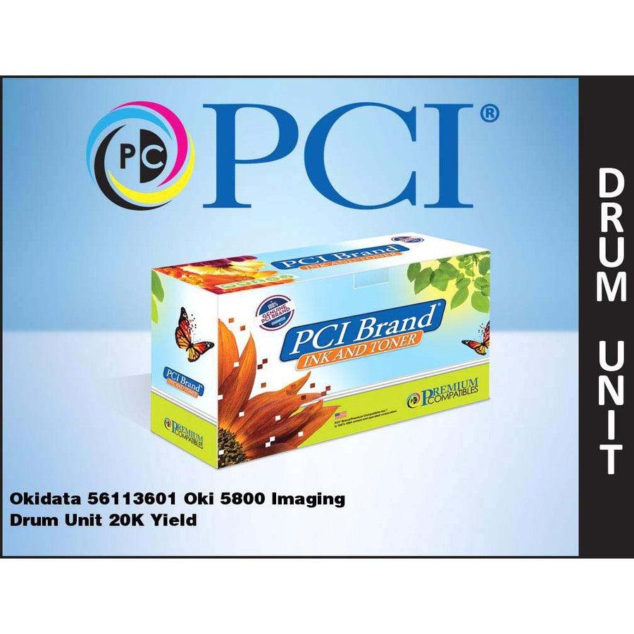 Premium Compatibles Okidata 56113601 OKI 5800 Imaging Drum Unit 20K Yield Made in the USA 56113601-PCI