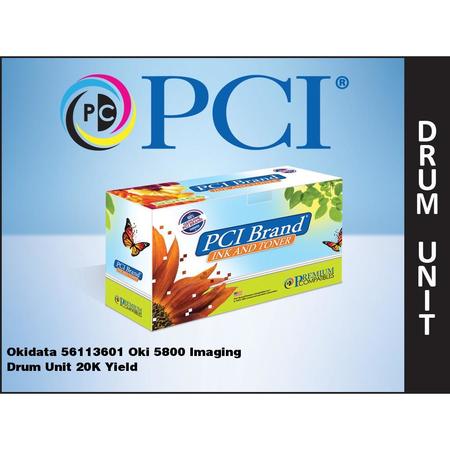 Premium Compatibles Okidata 56113601 OKI 5800 Imaging Drum Unit 20K Yield Made in the USA 56113601-PCI
