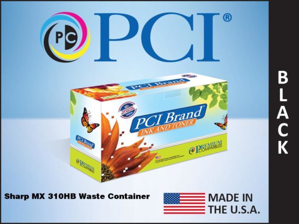 Premium Compatibles Sharp MX-310HB Waste Container Made in the USA for MX-3100, MX-4100, MX-5000 MX-310HB-PCI