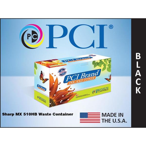 Premium Compatibles Sharp MX-510HB Waste Container Made in the USA for MX-4110, MX-4111, MX-5110 MX-510HB-PCI