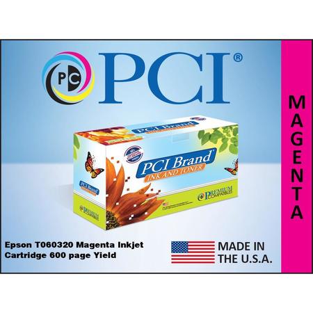 Premium Compatibles T060320RPC Inkjet Ink Cartridge - Alternative for Epson T060320, 60, T0603 - Magenta - 1 / Pack