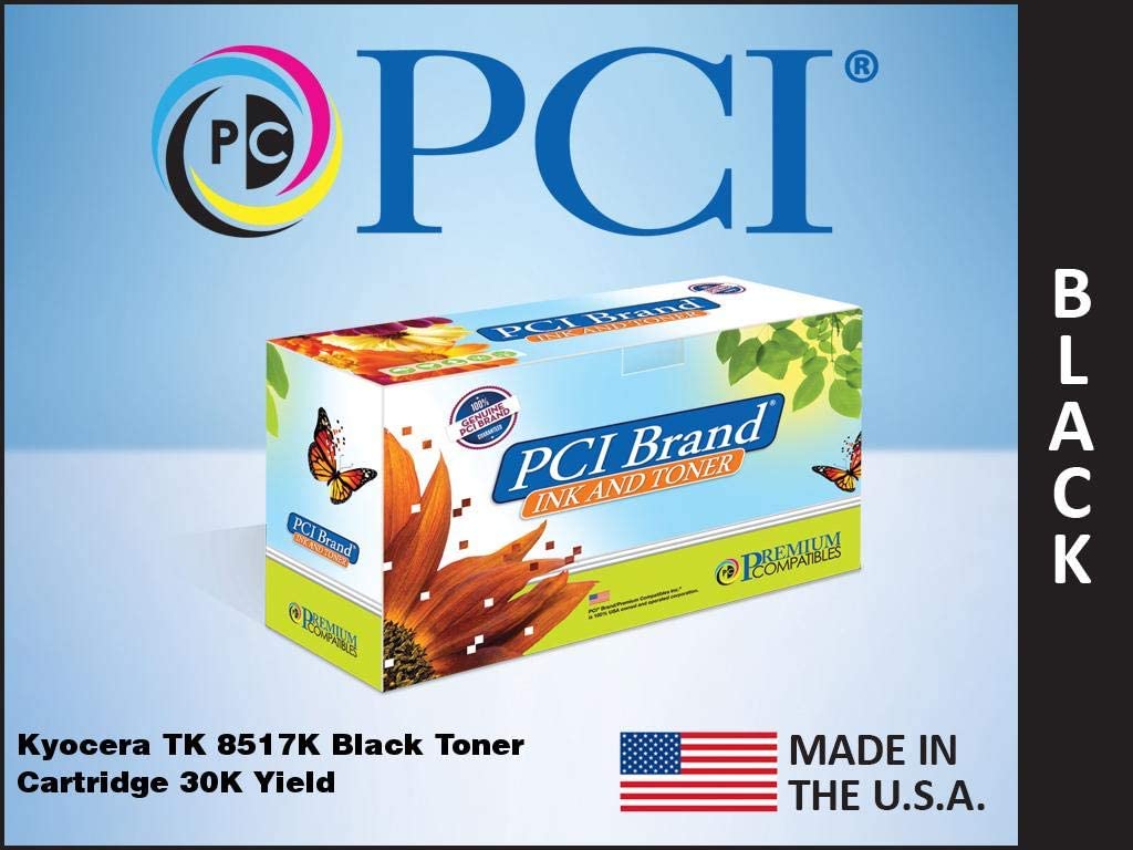 Premium Compatibles TK-8517K-PCI Laser Toner Cartridge - Alternative for Kyocera TK8517K, TK-8517K, 1T02ND0CS0 - Black - 1 / Pack
