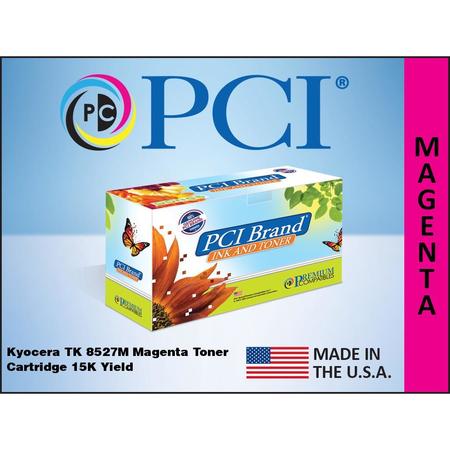 Premium Compatibles TK-8527M-PCI Laser Toner Cartridge - Alternative for Kyocera TK8527M, TK-8527M - Magenta - 1 / Pack
