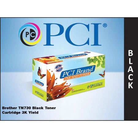 Premium Compatibles TN-730-PCI Standard Yield Laser Toner Cartridge - Alternative for Brother TN-530, TN-7300, TN530, TN7300 - Black - 1 / Pack