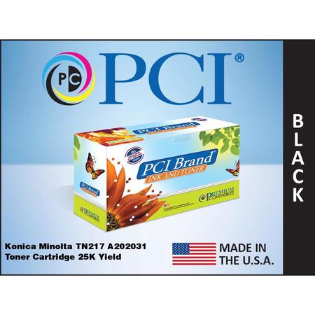 Premium Compatibles TN-217-PCI Laser Toner Cartridge - Alternative for Konica Minolta TN217, A202031, TN-217, A2O2O31 - Black - 1 / Pack