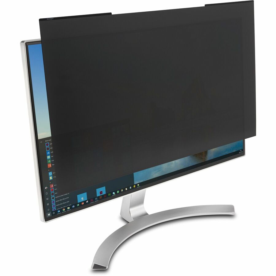 Privacy Screen Monitor 24 Inch Magnetic Strip - TAA Compliant Blue Light Protection | TecISoft K58357WW