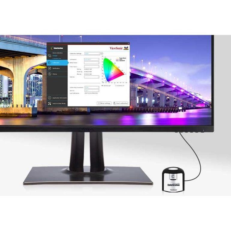 Professional 4K Monitor - ViewSonic VP3268a-4K 32" Pantone Validated Display with Docking Station | TechSoft