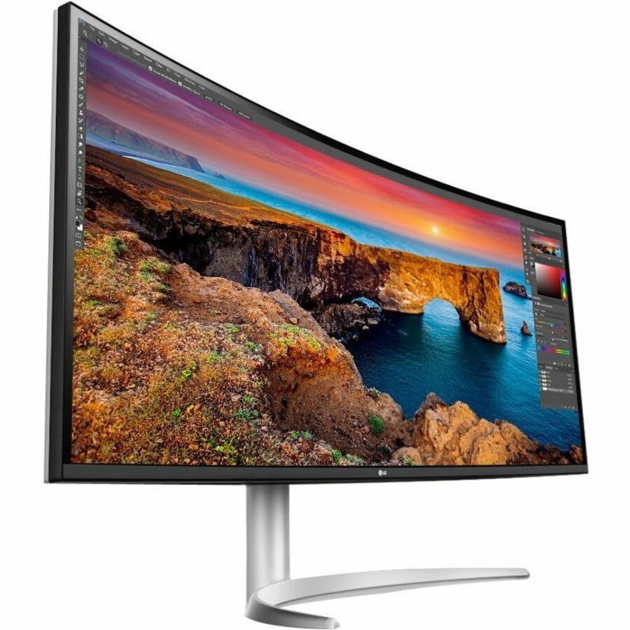 Professional 5K2K Monitor 39.7 inch - LG Curved UltraWide Nano IPS Thunderbolt 4 HDR10 | TecISoft 40BP95C-W